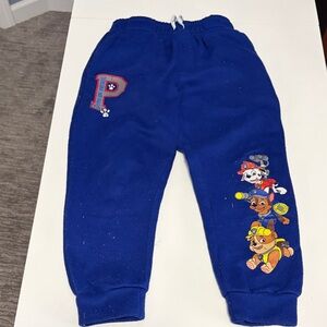 Paw Patrol Kids Blue Sweatpants with Fun Character Design